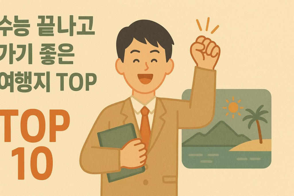 수능 끝나고 가기 좋은 여행지 TOP 10