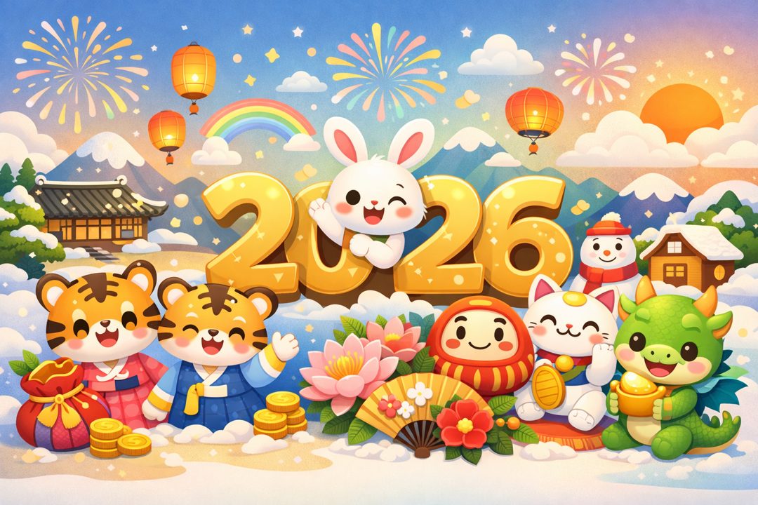 2026 새해 인사말 이모티콘 무료 다운로드 모음