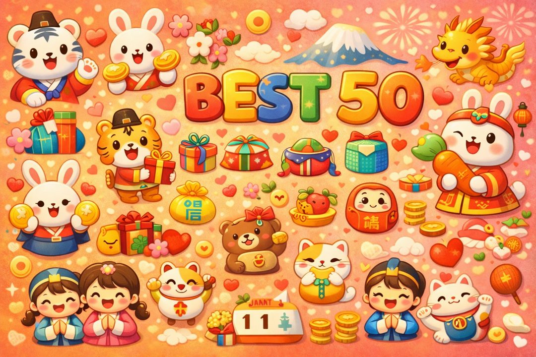 26년 새해인사 이모티콘 BEST 50