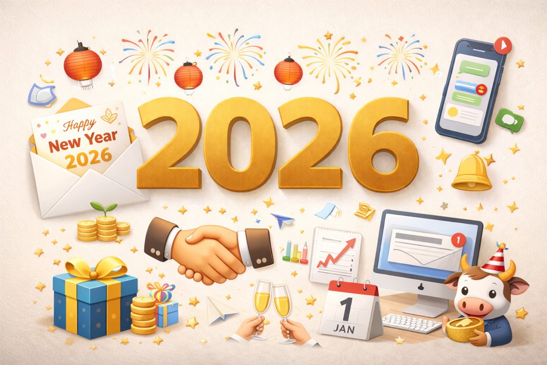 거래처에 보내는 2026 신년 인사 메시지 이모티콘 모음