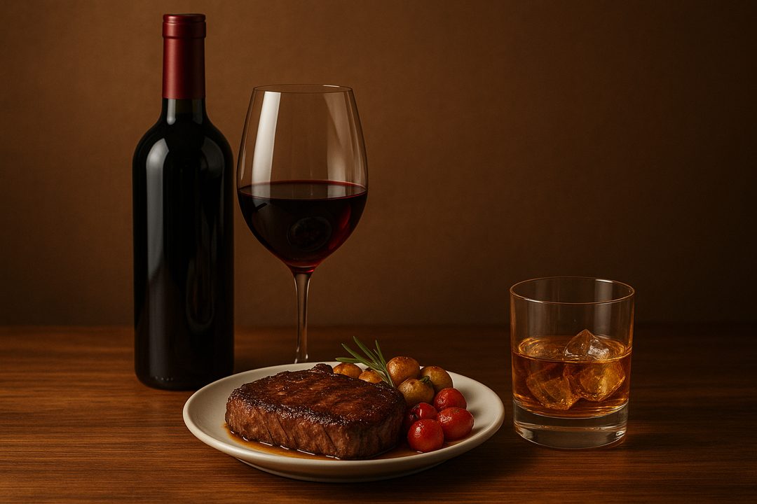 와인과 위스키에 어울리는 음식 페어링 테이블