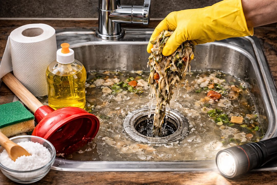 싱크대 물 안 내려갈 때 가장 먼저 해야 할 일