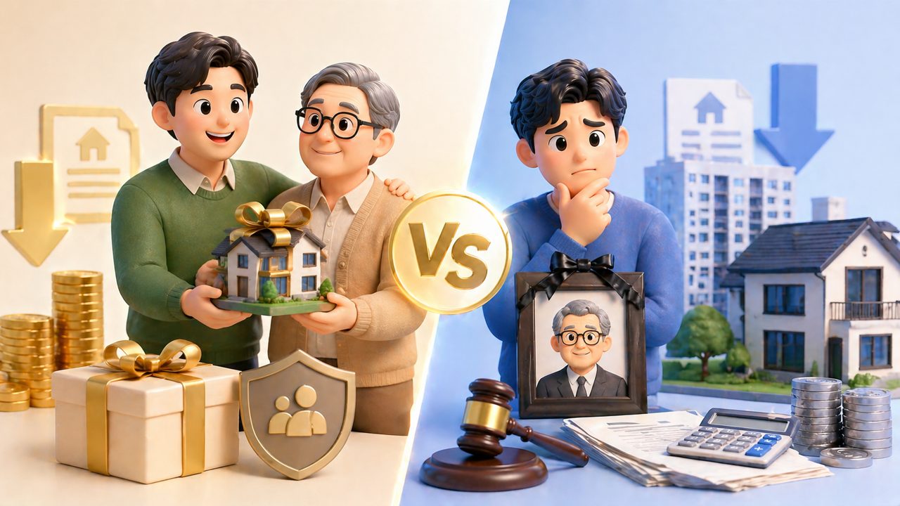 부동산 증여 vs 상속